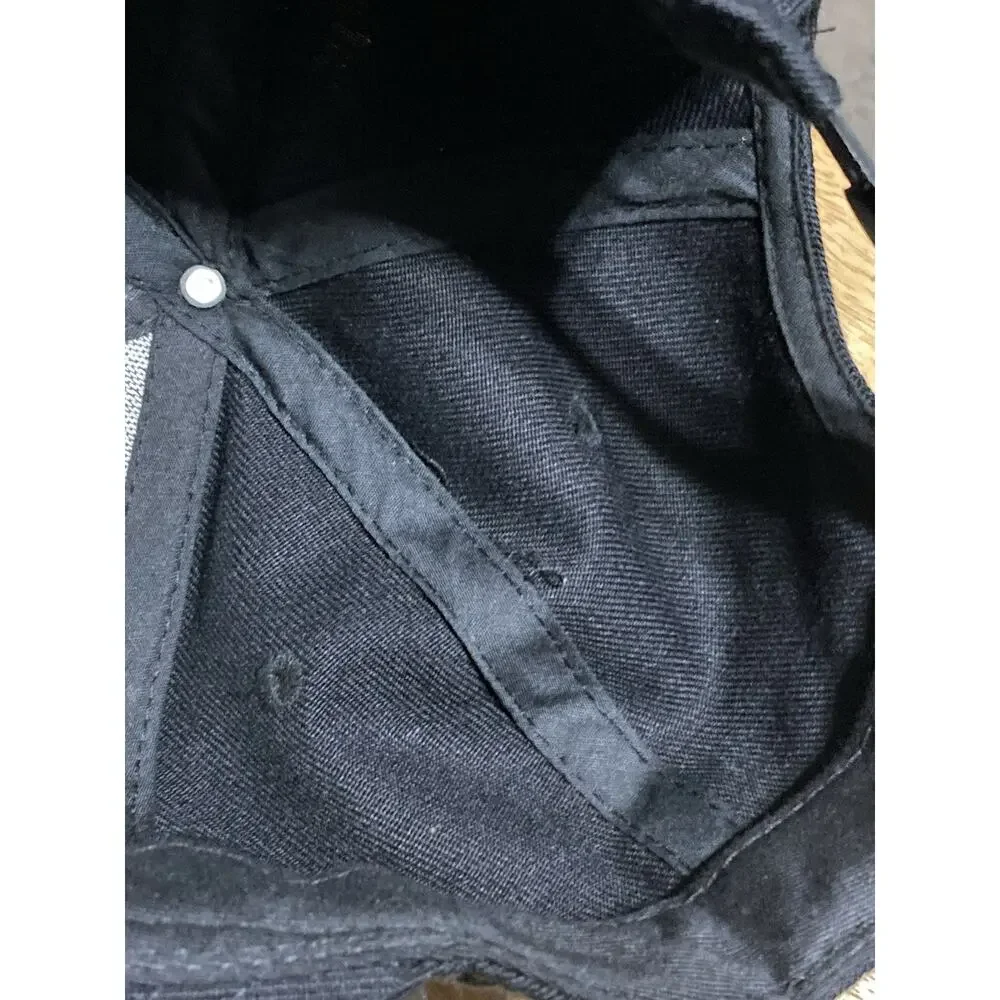 iFly Skydiving Black Baseball Cap Hat‎ Adjustable Snap Closure Wool Blend